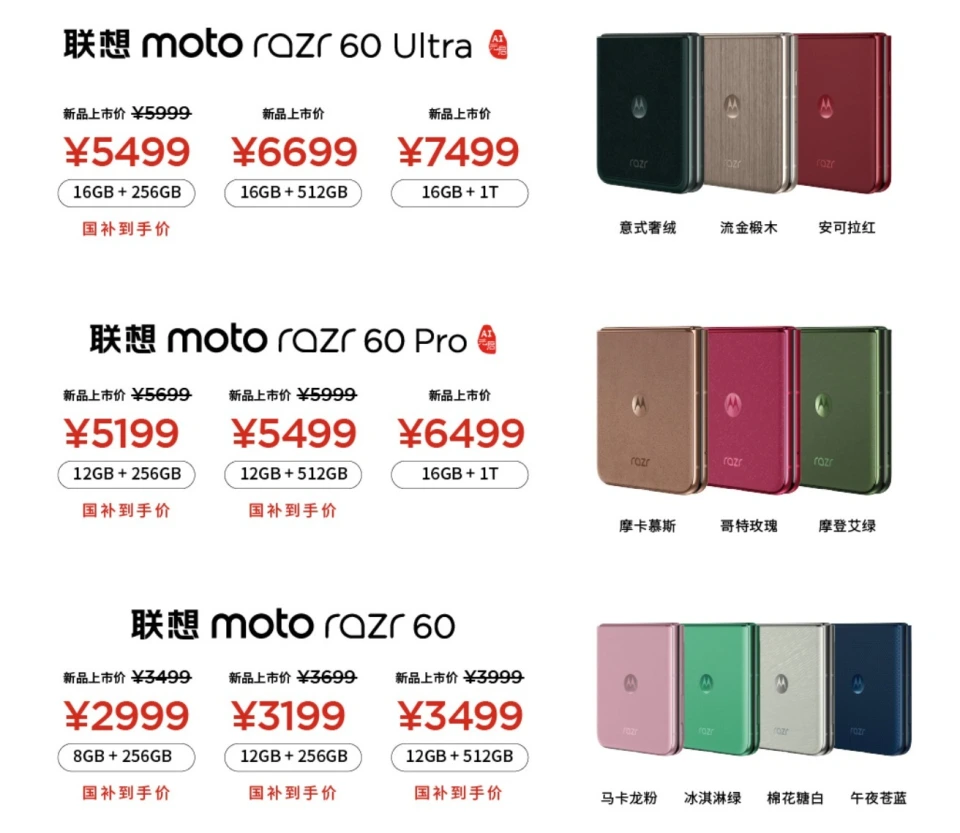 5月8日晚联想新品发布，moto razr 60系列亮点十足(图6)