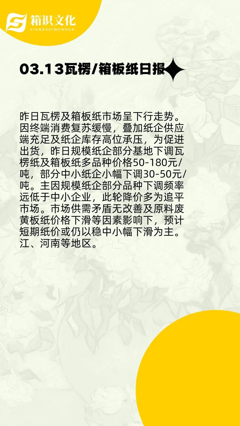 废纸行情分析：今日价格指数下调5元/吨，重庆玖龙纸业部分上调(图2)