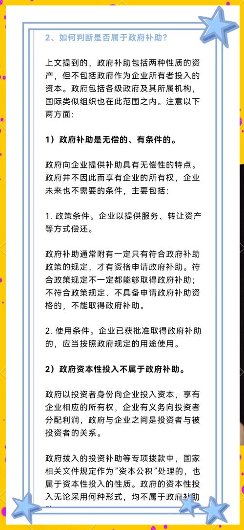 资本性政府预算支出相关内容及政府补助说法正确与否？(图1)