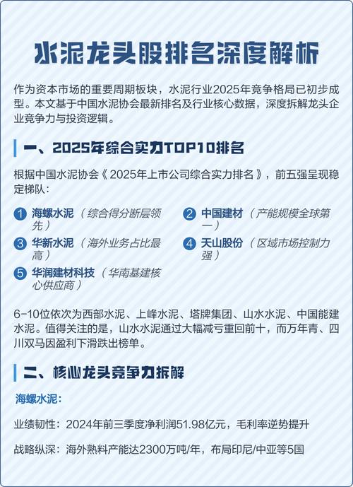 雅下水电项目引爆水泥板块，这些潜力水泥龙头股你知道吗？(图4)