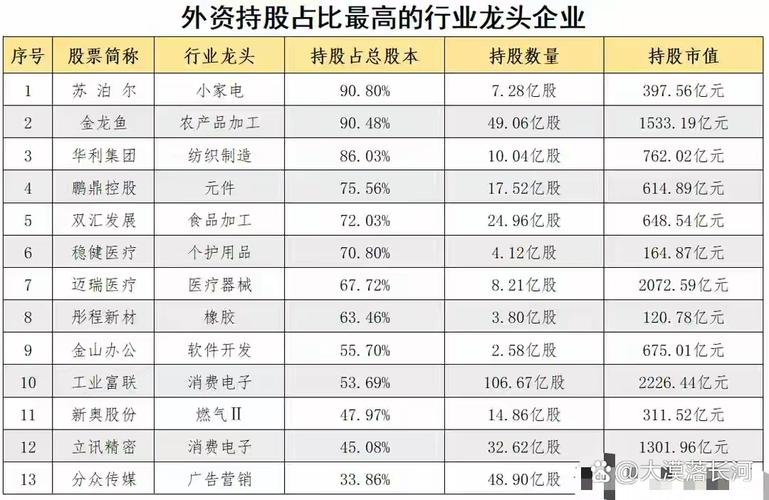 2026外资买A股名单：中金看好哪些龙头？(图6)